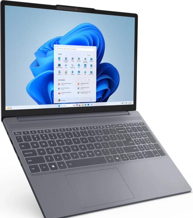 Lenovo IdeaPad Slim 3 15ARP10 | 15.3" WUXGA Display | AMD Ryzen 5 150 | 512GB SSD | 16GB RAM | AMD Radeon Grafik | QWERTZ | Windows 11 | Luna Grau